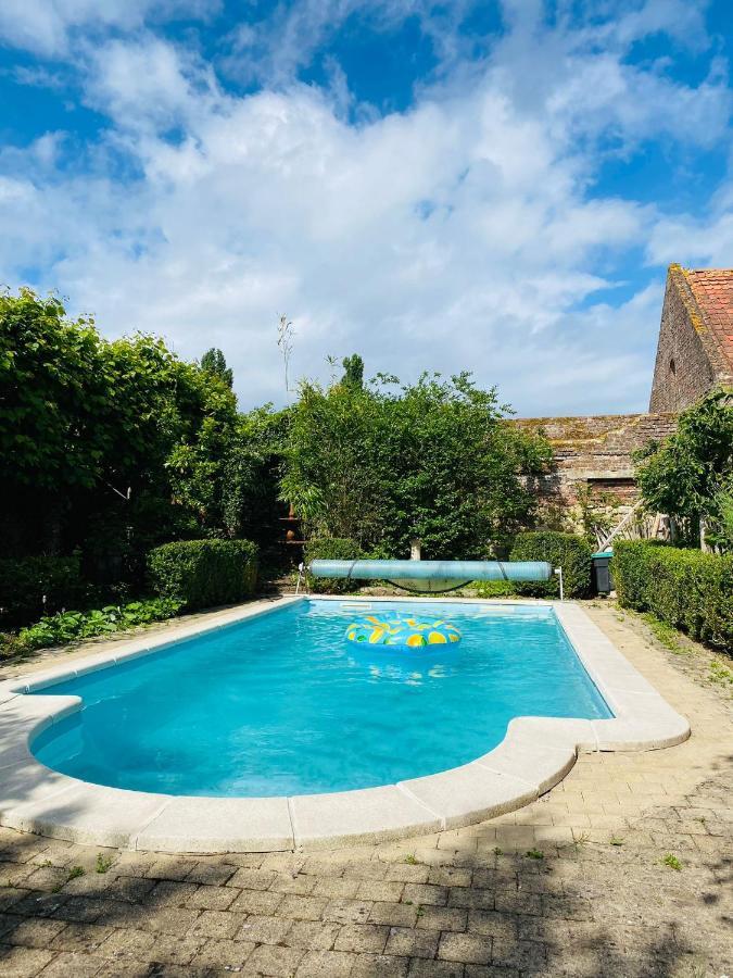 Maison De Vacances A La Campagne Avec Piscine "Maison Simon" Aubencheul-aux-Bois Bagian luar foto